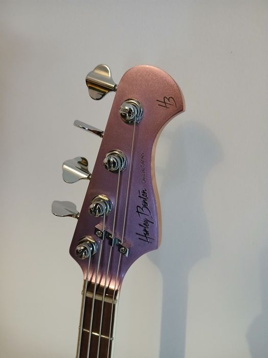 Baixo harley benton MSB Burgundy Mist novo