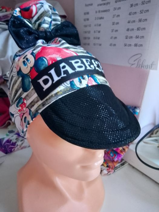 Chustka z daszkiem regulowane
