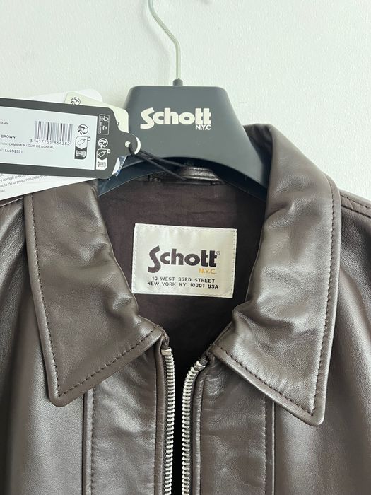 Jaqueta de couro Schott