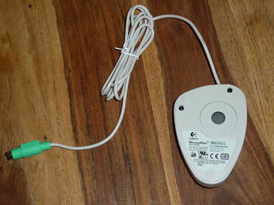 Retro mysz PC - COMPAQ/LOGITECH - PS2 - nowa!