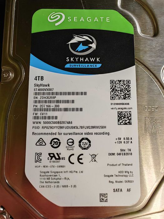 Seagate SkyHawk 4TB ST4000VX007 HDD SATA