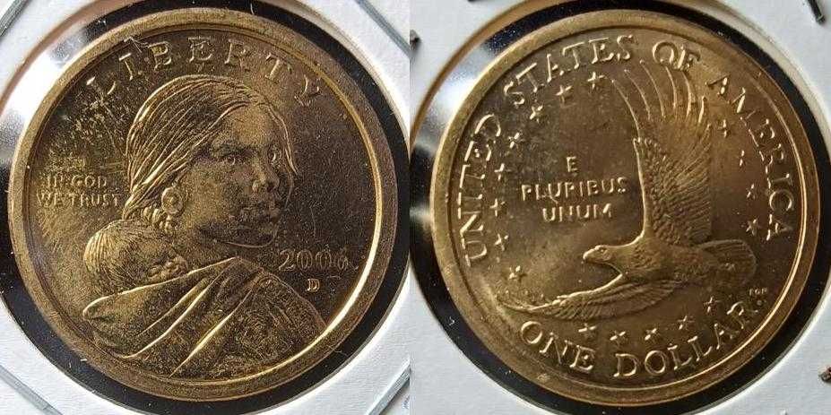 Estados Unidos da America 1 Dollar 6 moedas
