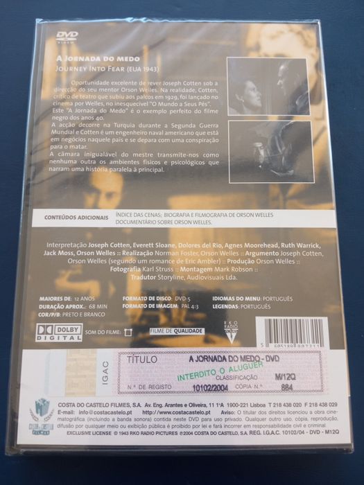 A Jornada do Medo - Foster / Welles (1943)