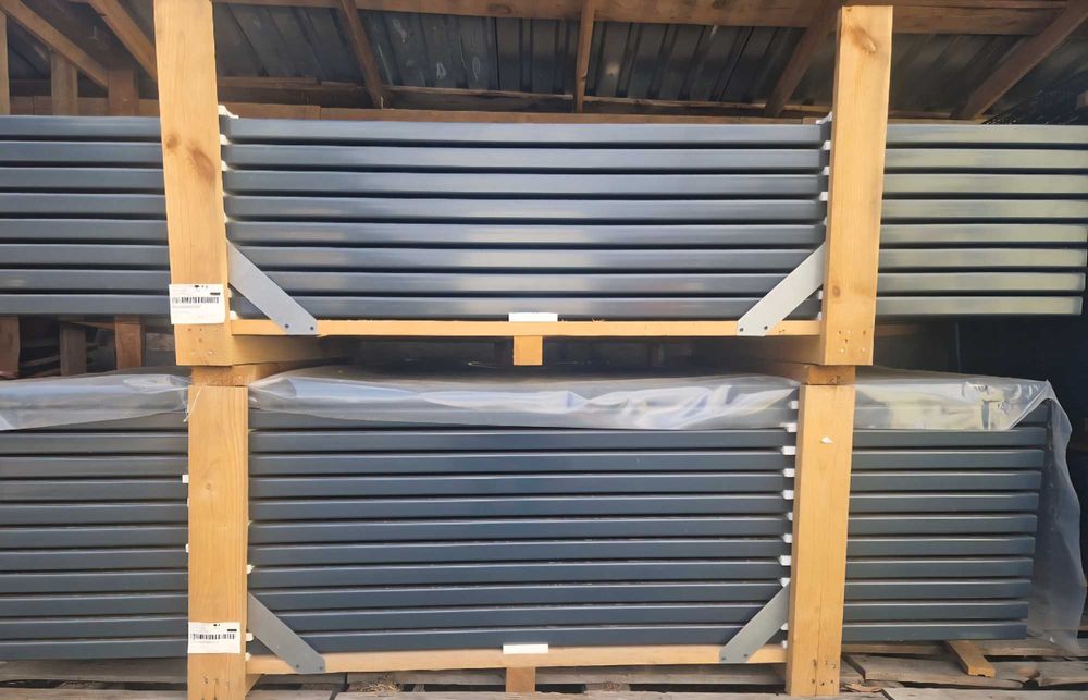 Słupki ogrodzeniowe do paneli 6x4 60x40  RAL7016 antracyt