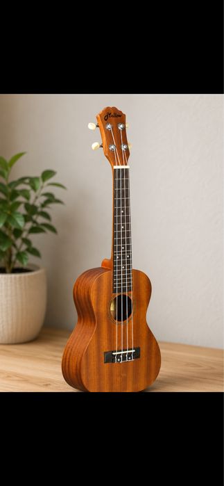 Ukulele Mellow sopranowe plus pokrowiec nowe