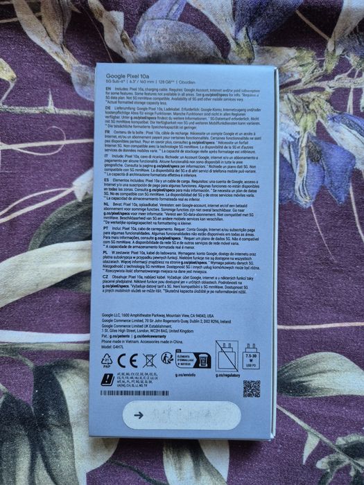 Telefon Pixel 10a 128gb Obsydian *Nowy*