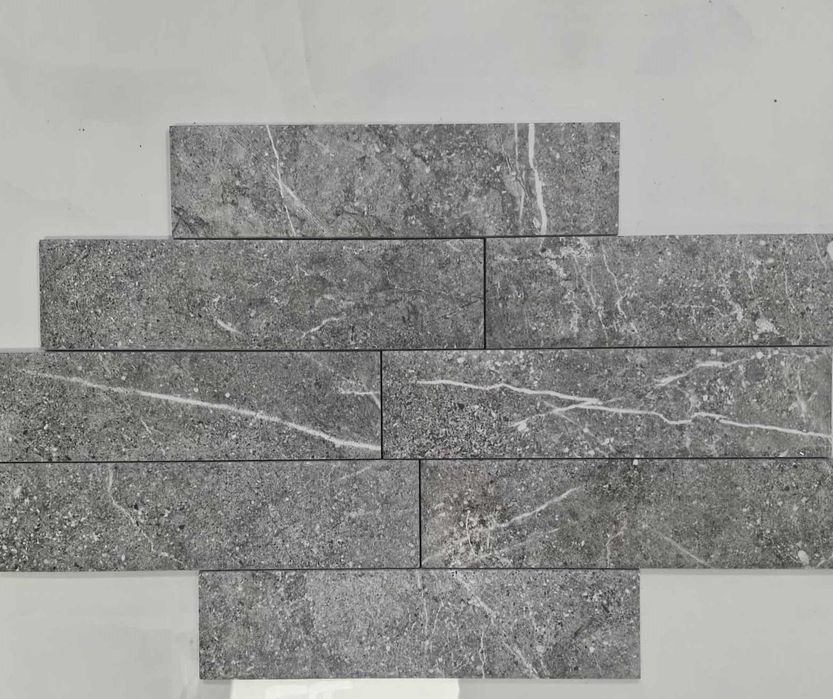 Płytki ścienne elewacyjne, Kamień Cerros Grys 30x7,4 cm - wyprzedaż