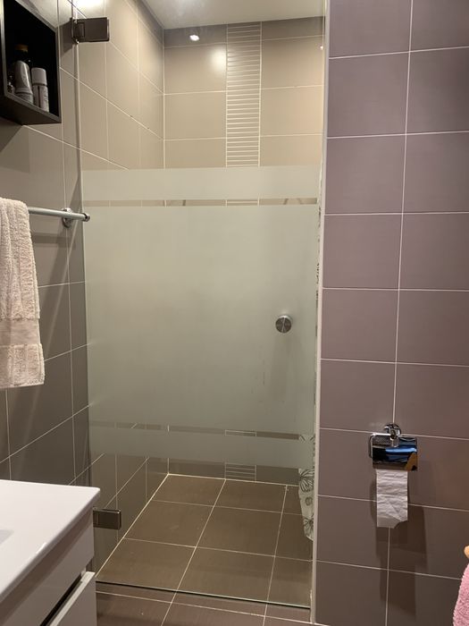 Porta de vidro temperado