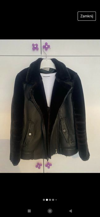 Kurtka Zara  damska eko skóra/ korzuch