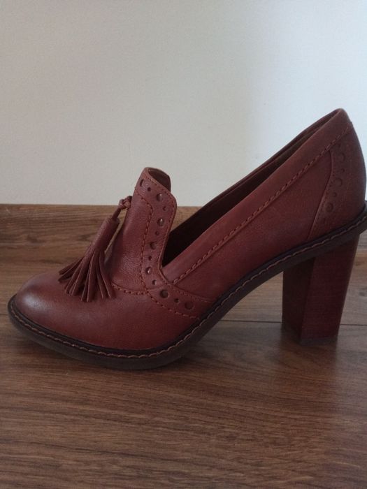 Buty damskie Clarks, skórzane