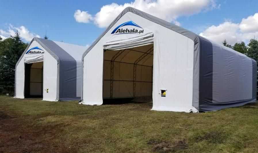 Hala namiotowa magazynowa Całoroczna Namiot przemysłowy PRODUCENT