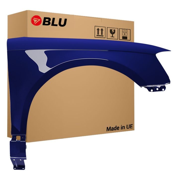 BLU Błotnik AUDI A3 8P lift LZ5J prawy niebieski 08-12 przód MoroBlau