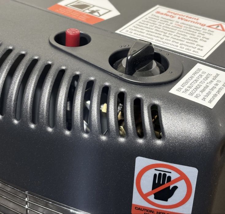 Обігрівач газовий керамічний Hausberg 1022-NG, 4,2 кВт + балон 27кг