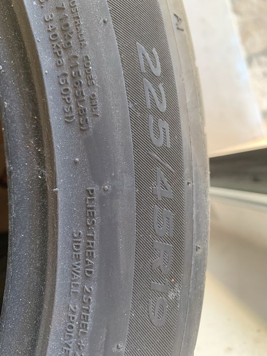 Pneus usados 70% hankook 225/45/R19