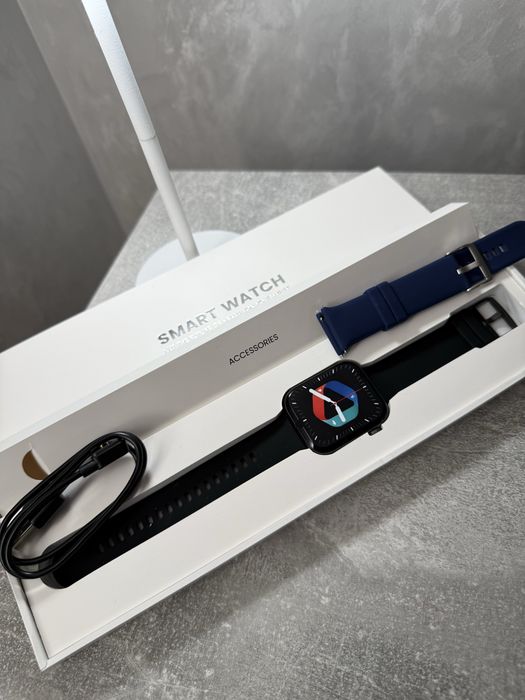 Смарт-годинник Smart Watch (чорний) + додатковий ремінець