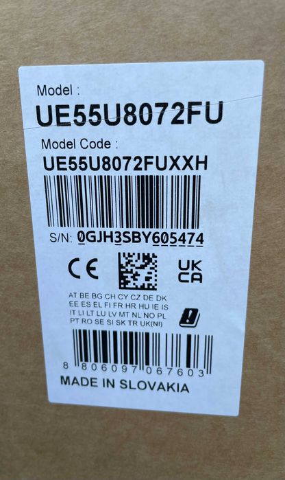 Телевізор Samsung UE55U8000F НОВИНКА 2025 Нові! Запечатані!