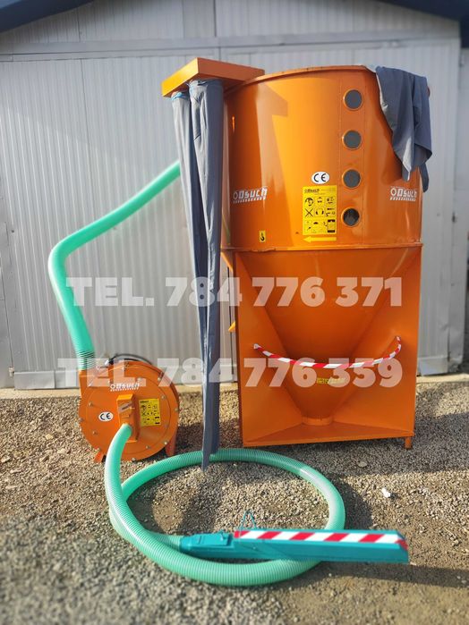 ZESTAW PASZOWY mieszalnik + śrutownik ssąco-tłoczący/młynek WAGA worki