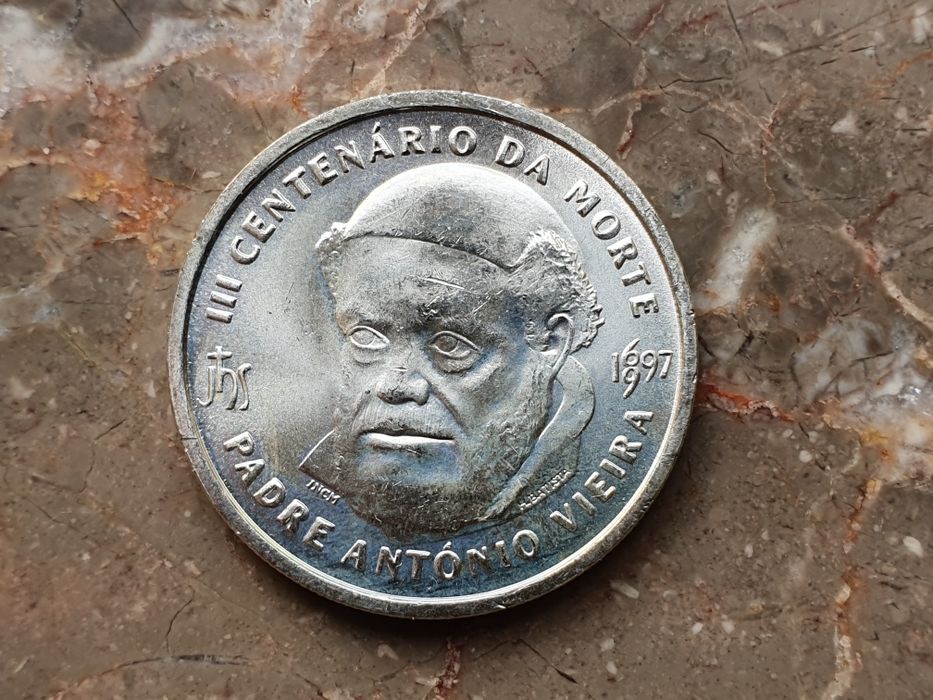 Moeda 500 Escudos III Centenário Morte Padre Antonio Vieira