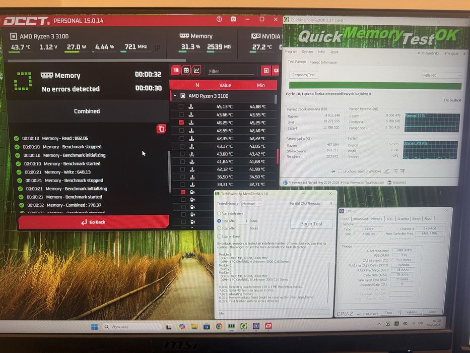 Pamięć ram ddr4 Patriot Viper 8gb 2x4gb 3000MHz CL16