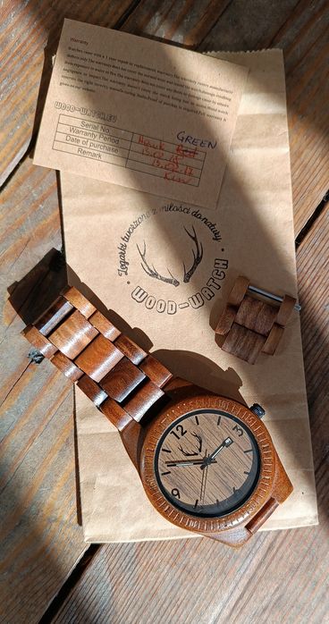 Zegarek drewniany WOOD-WATCH