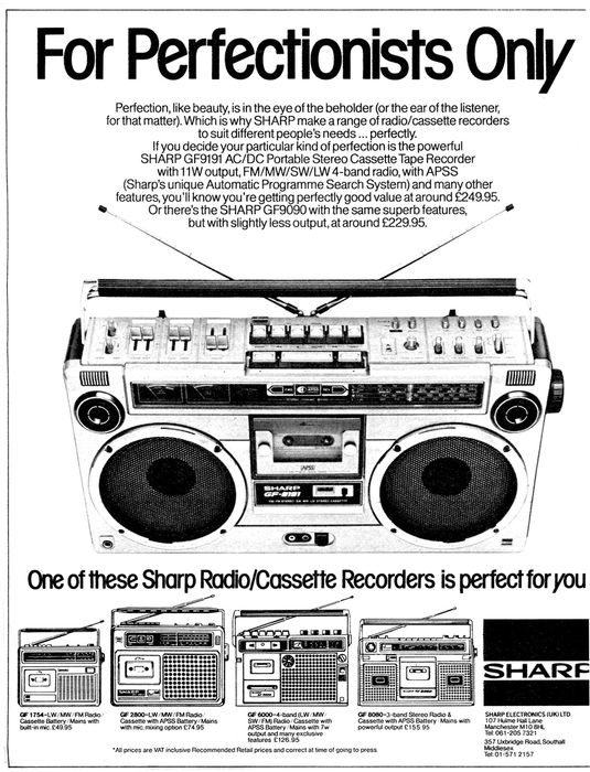 Boombox Sharp GF-9191