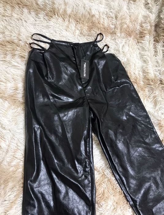 Шкіряні штани нові