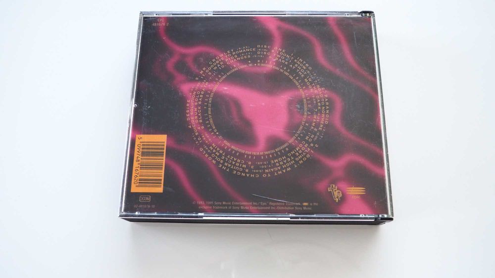 OZZY OSBOURNE – Live & Loud   2×CD, Album, Reissue, Remastered, Fat Box • 1995 • Epic • 481676 2 Stan: CD NM • Opakowanie NM