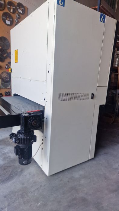 Lixadeira calibradora scm sandya 1300 rolo em aço