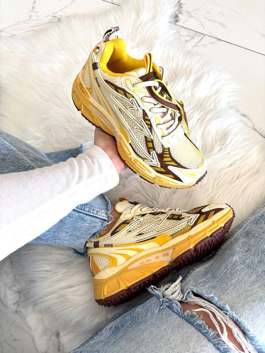 Кросівки Off-White BE Right Back Yellow premium | Кроссовки жіночі чоловічі