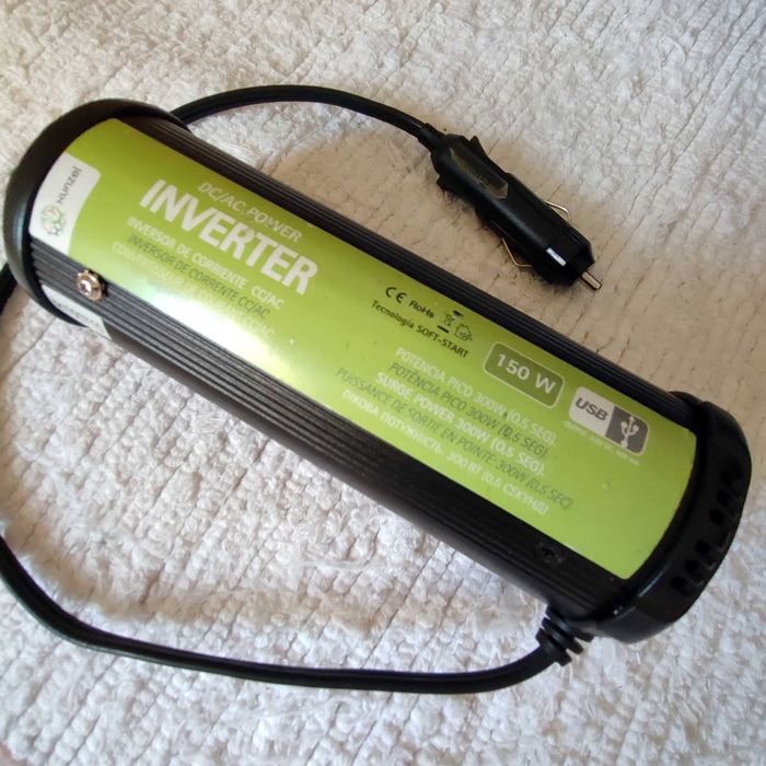 Tomada eletricidade no carro - carregador 220 TOMADA + USB 300 W