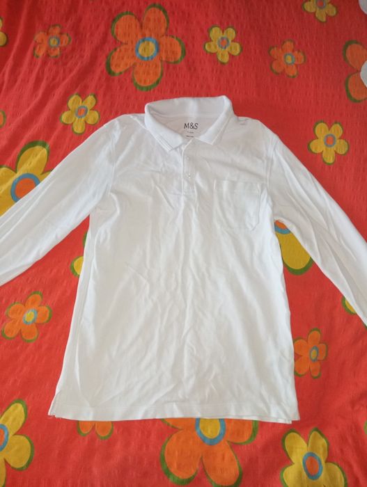 Футболка поло з довгими рукавами