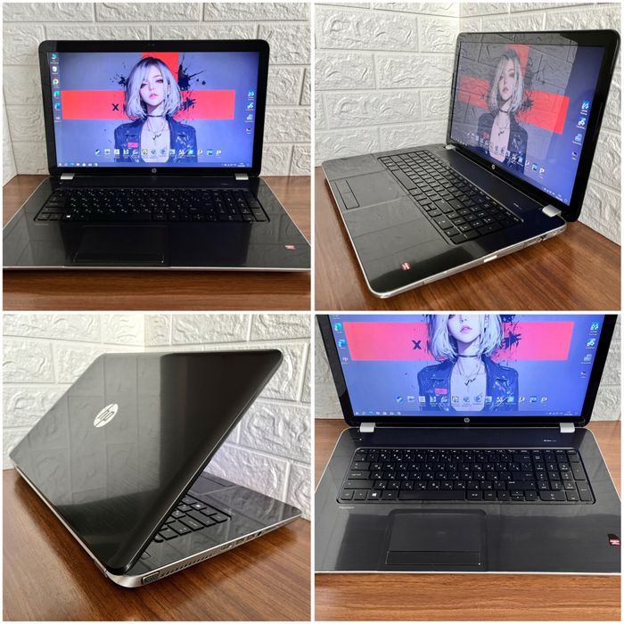 НР с большим экраном 17” / AMD 4 ядра + SSD + игры + комплект