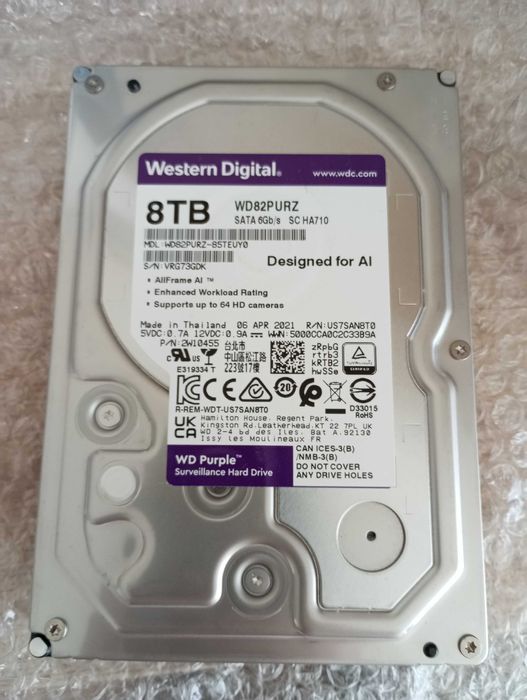 wd purple 8tb - купить компьютеры и комплектующие - Цена на