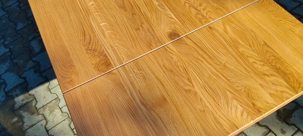 Stół  drewniany  dębowy lity drewno loftowy od ręki