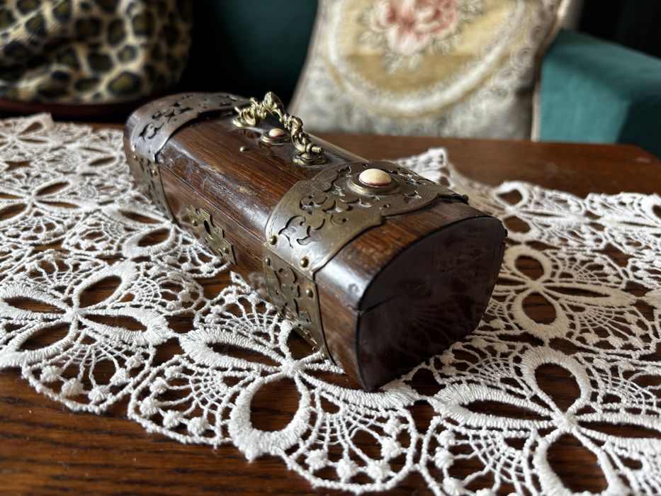 Szkatuła, etui Biedermeier XIX wiek