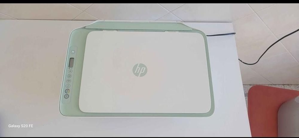 Impressora hp verde