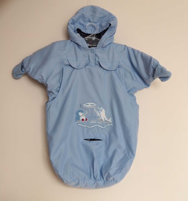 j.NOWY śpiworek do wózka DIMO , r 62, odpinany, kombinezon