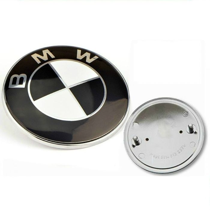 4 centros de jantes BMW / emblema capô / mala