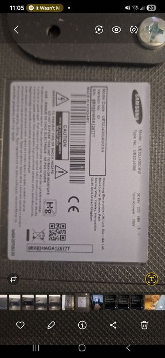 Telewizor Samsung 32' z uchwytem ściennym - 1-18 szt.
