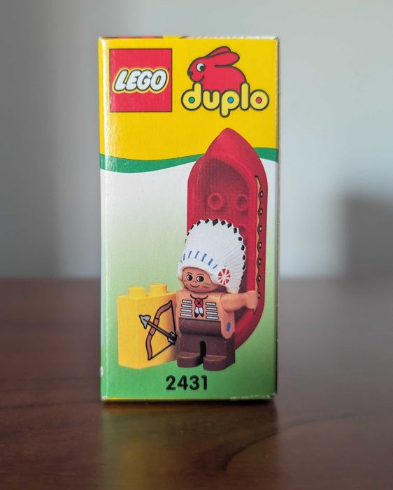 Lego 2431 Duplo Czółno Wielkiego Wodza Nowy Unikat