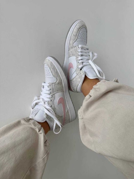 Кросівки Nike Air Jordan 1 High Heather Grey premium