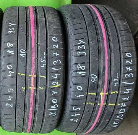 2szt opony letnie używane 245/40R18 Hankook Ventus S1 Evo2 AO Warszawa