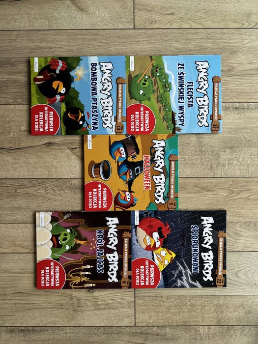 Komplet 5 ksiazek Angry Birds