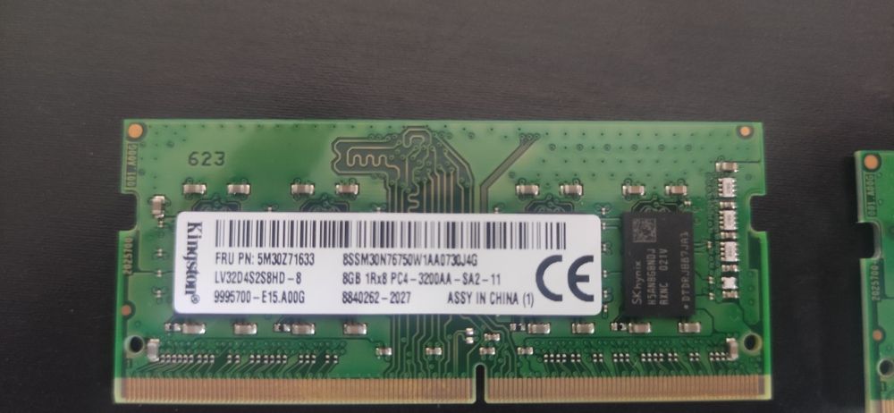 Kości RAM Kingston pamięć 16gb (2x8) SODIMM DDR4 3200mhz