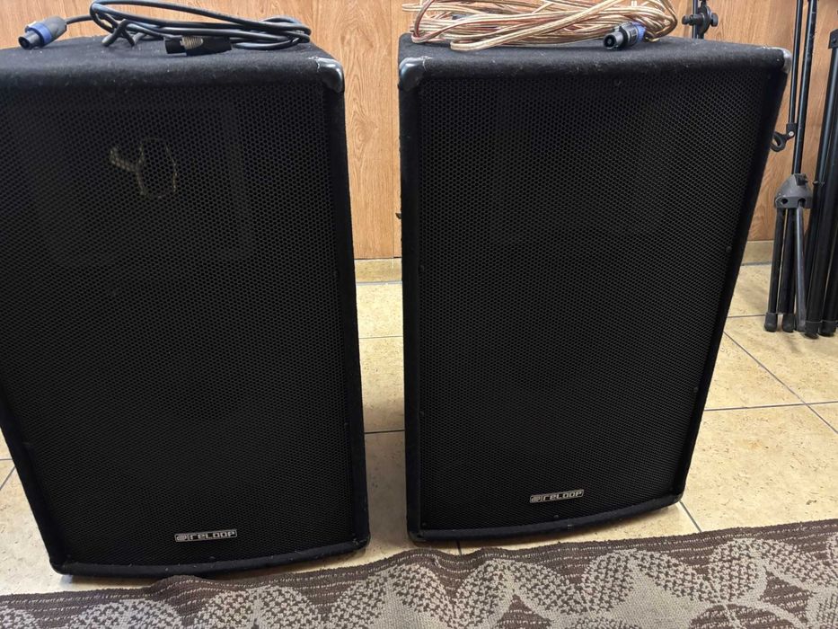 Kolumny estradowe Reloop 900W tanio sprzedam
