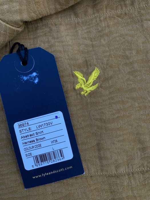 Lyle & Scott Archive Shirt Size:L сорочка плотна
