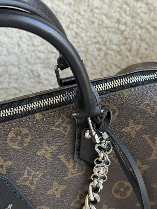 Сумка Louis Vuitton Speedy 30 Monogram Black Handbag, жіноча сумка луі вітон спиди 30
