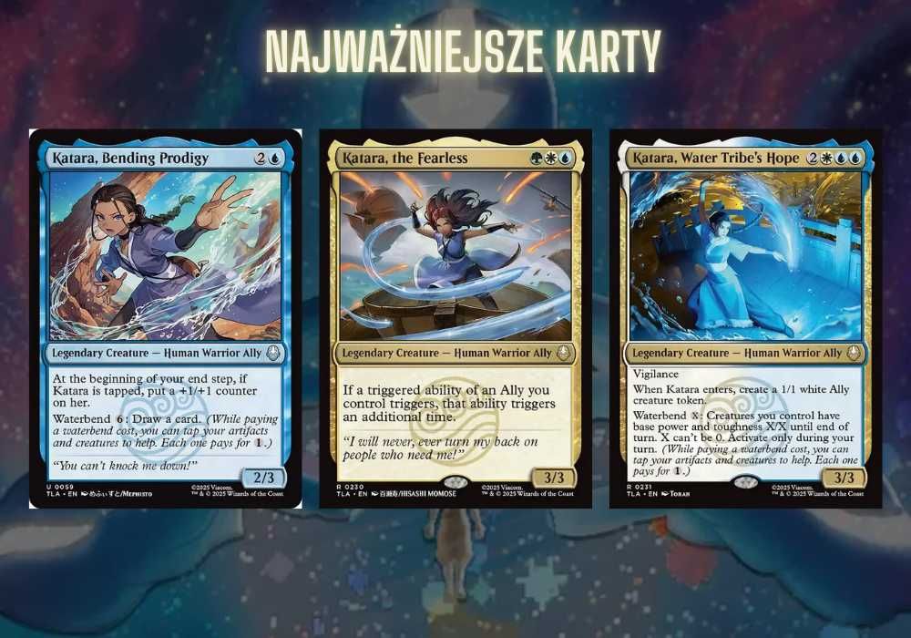 Magic the Gathering Commander | Avatar, Aang and Katara, waterbending