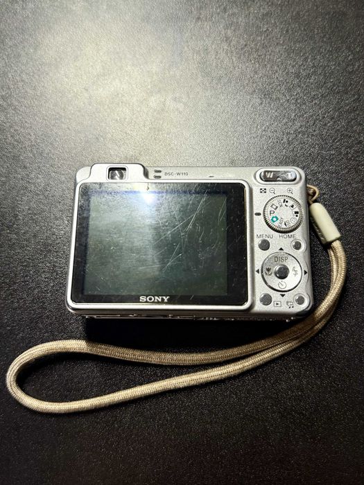SONY CyberShot DSC-W110 7.2MP Aparat cyfrowy | Do naprawy / na części