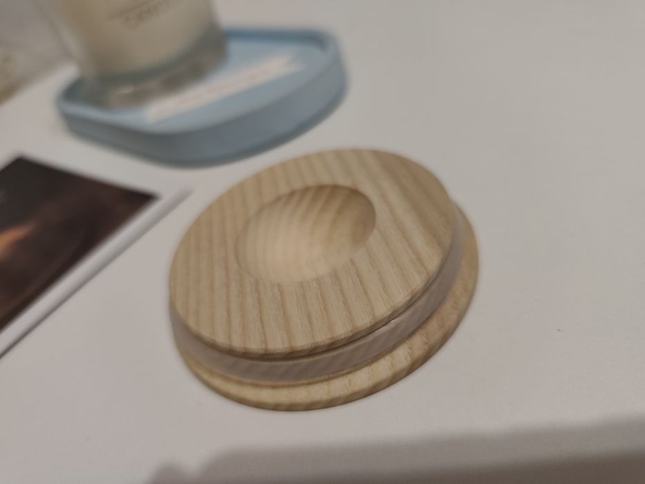 свічки ручної роботи з соевого воску,в слянній тарі .Нові.